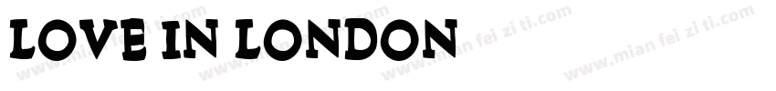 love in london字体转换